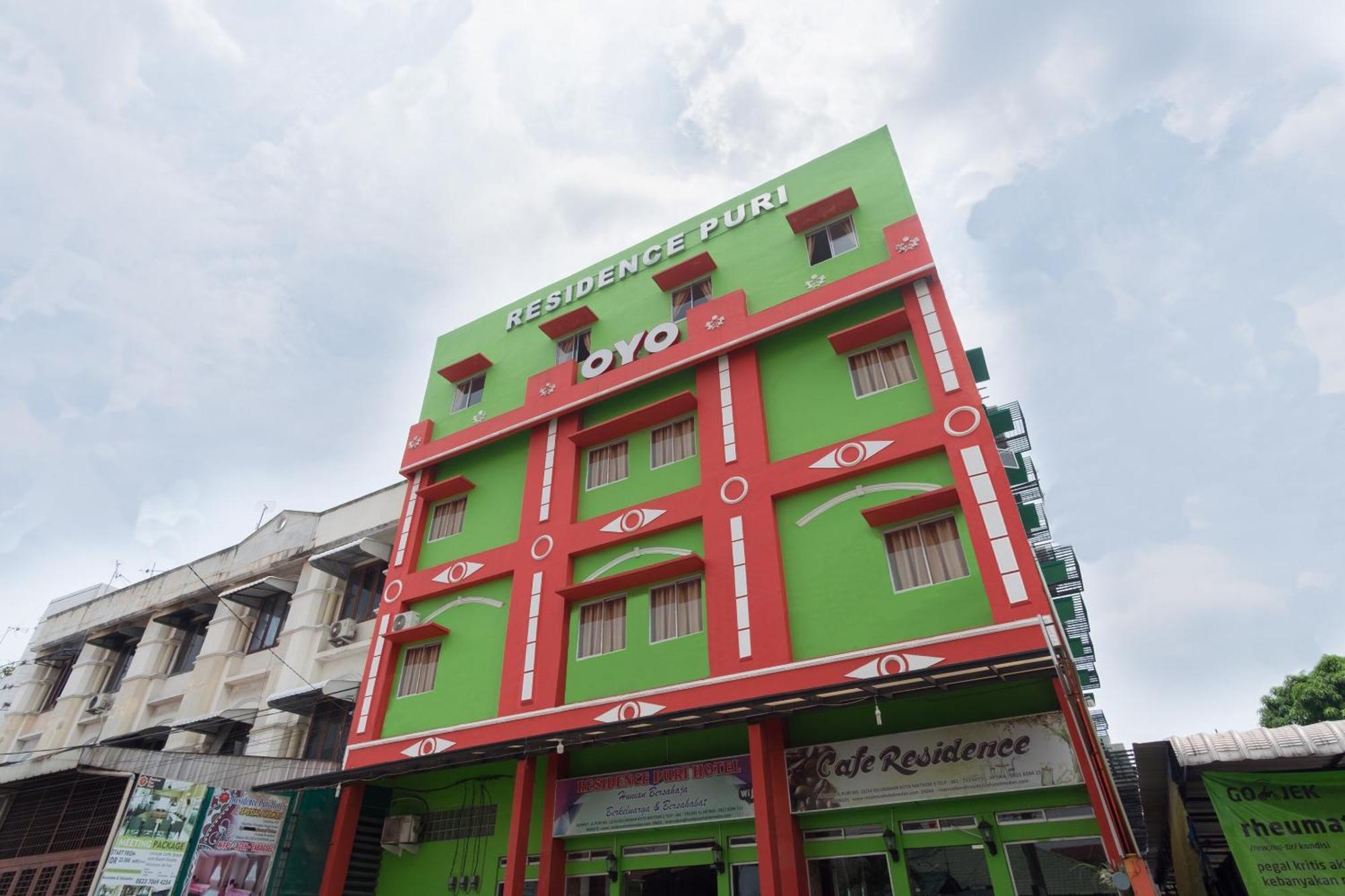 Capital O 615 Residence Puri Hotel Syariah Medan Eksteriør bilde